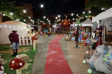  La Casa de la Navidad de Telde ultima los detalles para abrir sus puertas a las familias este lunes/TA.  